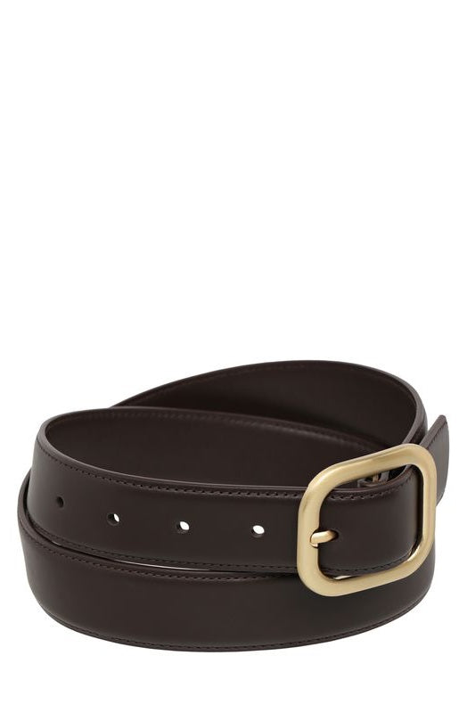 Status Anxiety The Falling Quite Belt | Chocolate/Gold