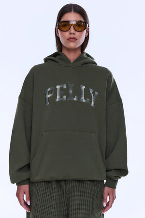 Ena Pelly Cassie Oversized Hoodie | Washed Olive