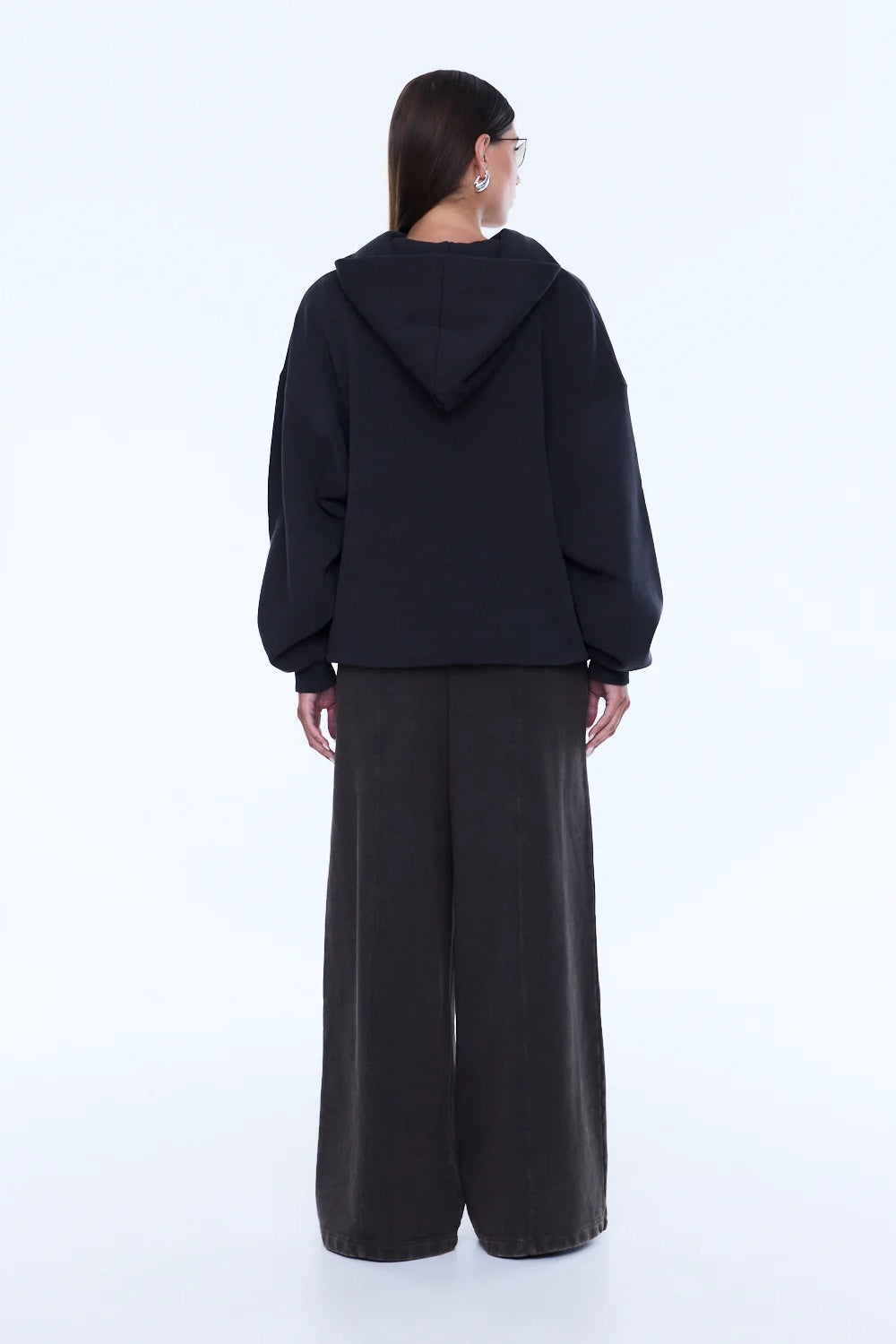 Ena Pelly Cassie Oversized Hoodie | Phantom / Charcoal