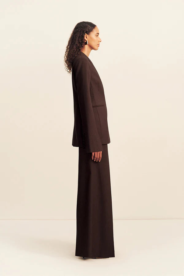 Shona Joy Asher Double Breasted Blazer | Ristretto