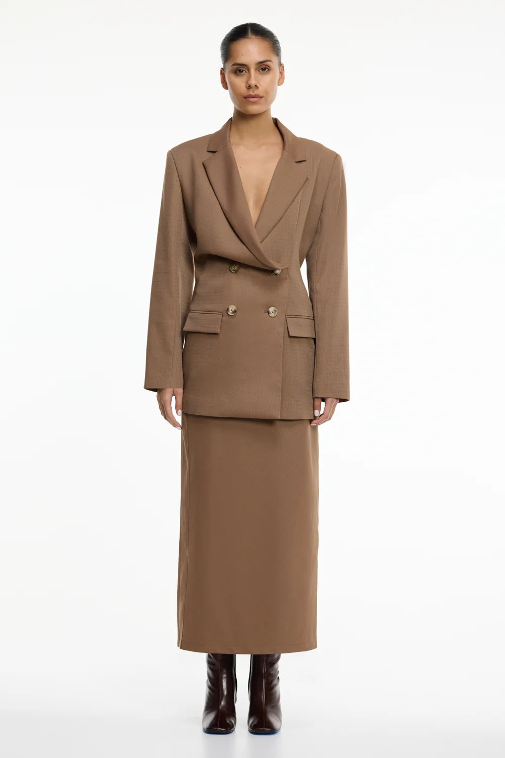 Significant Other Eris Blazer Dress | Taupe