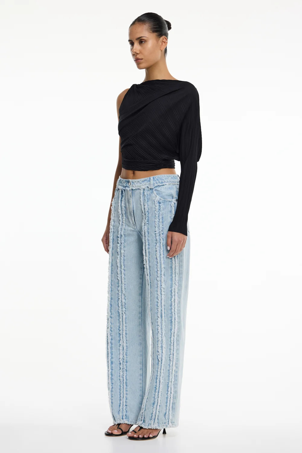 Significant Other Nesta Long Sleeve Top | Black
