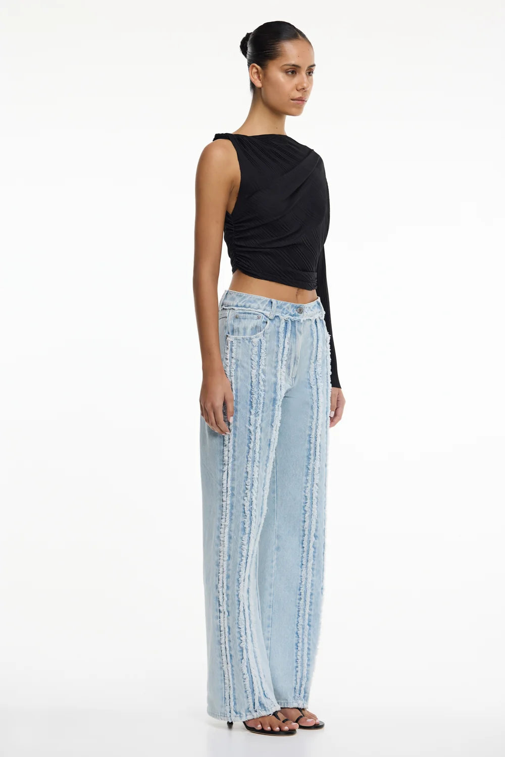 Significant Other Nesta Long Sleeve Top | Black