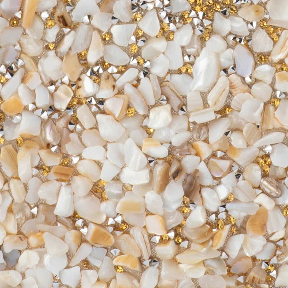 Olga Berg The Savannah Pebble Clutch | Natural || BEST SELLER BACK IN STOCk