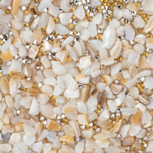 Olga Berg The Savannah Pebble Clutch | Natural || BEST SELLER BACK IN STOCk