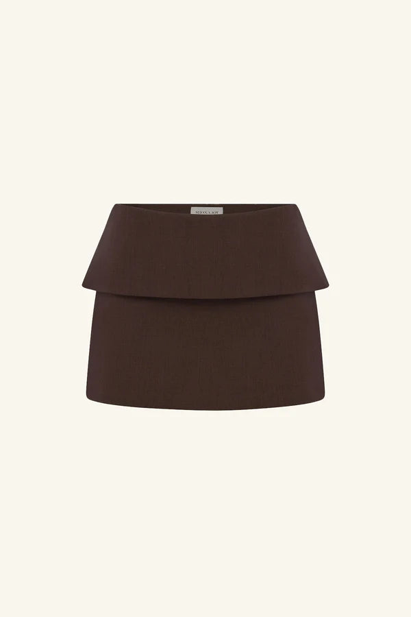 Shona Joy Asher Mini Skirt | Ristretto