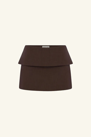 Shona Joy Asher Mini Skirt | Ristretto