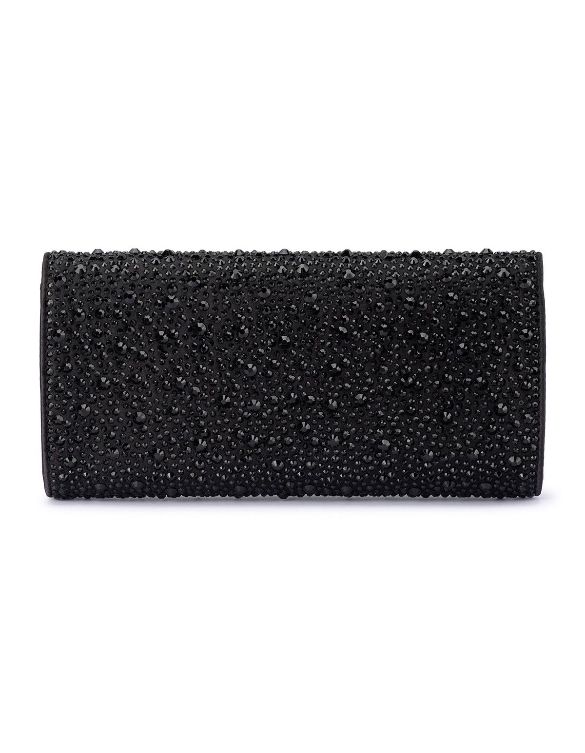 Olga Berg The Emma Crystal Clutch Bag | Black