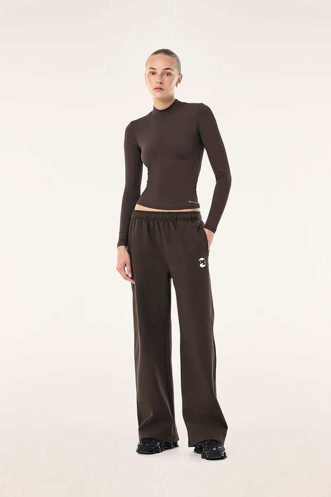 P.E Nation Voltage Straight Leg Trackpant | Coffee