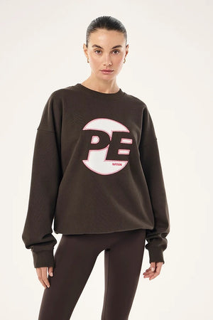 P.E Nation Oversized Sweat | Coffee
