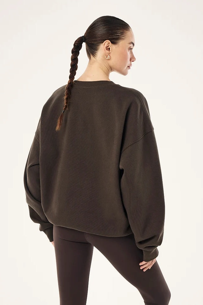 P.E Nation Oversized Sweat | Coffee