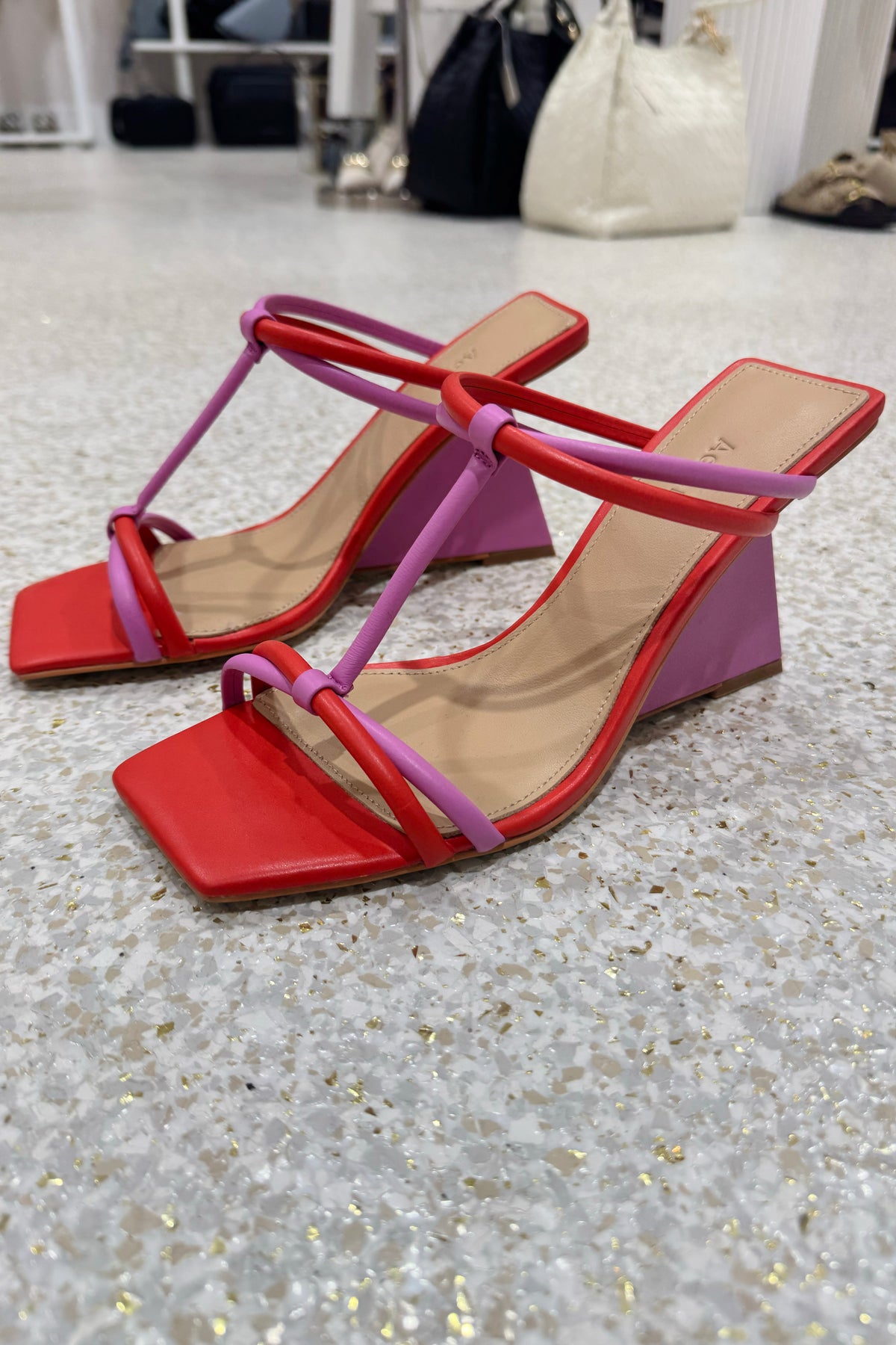 Acler Clarkson Wedge | Ultraviolet Rosso