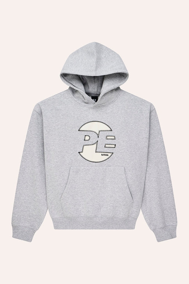 P.E Nation Voltage Hoodie | Mid Grey Marle