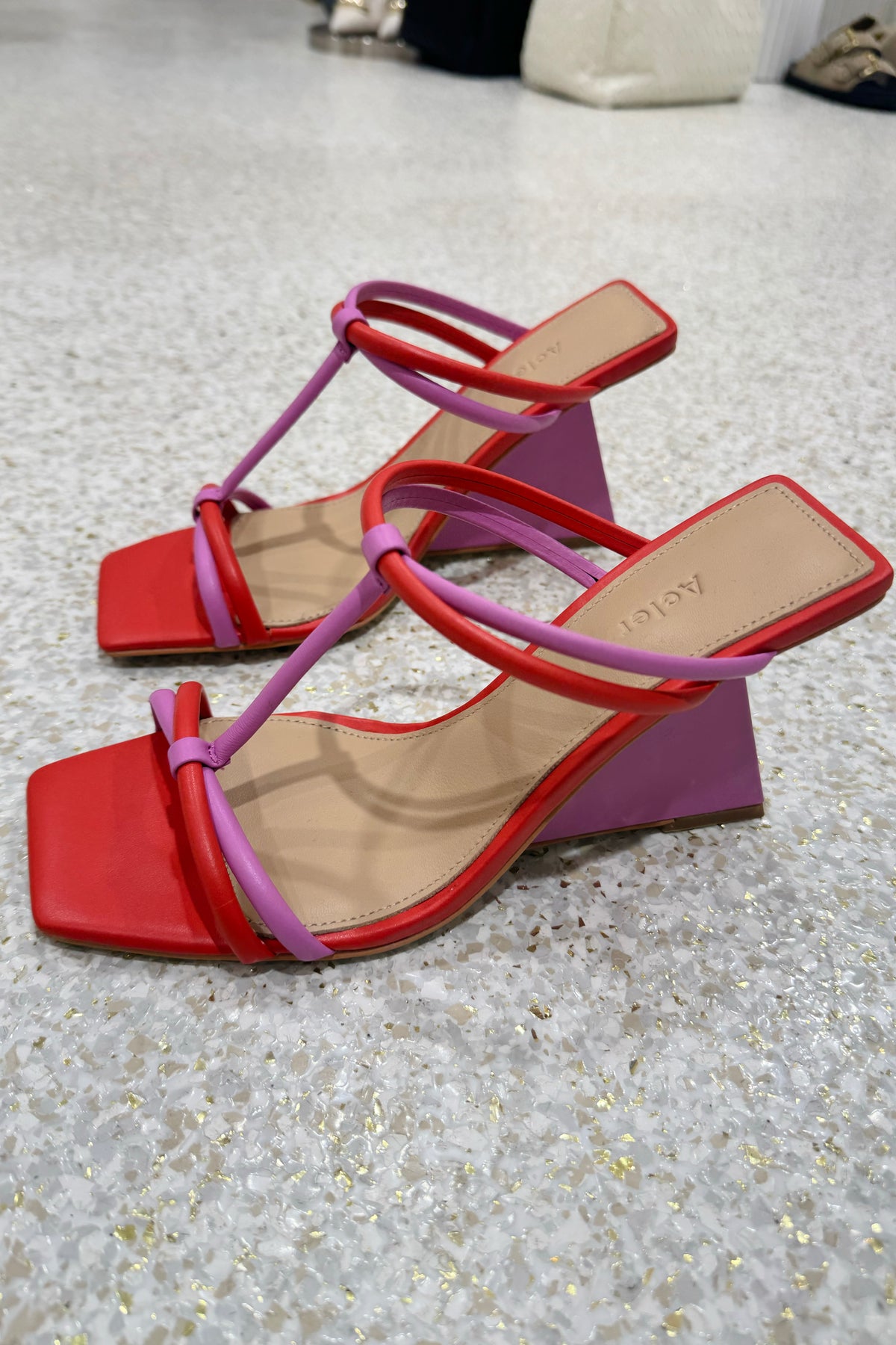 Acler Clarkson Wedge | Ultraviolet Rosso