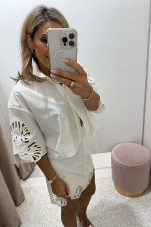 Acler Blairhall Top | Ivory