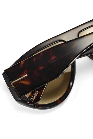Banbe The Amelia | Dark Havana Tort/Dark Yellow