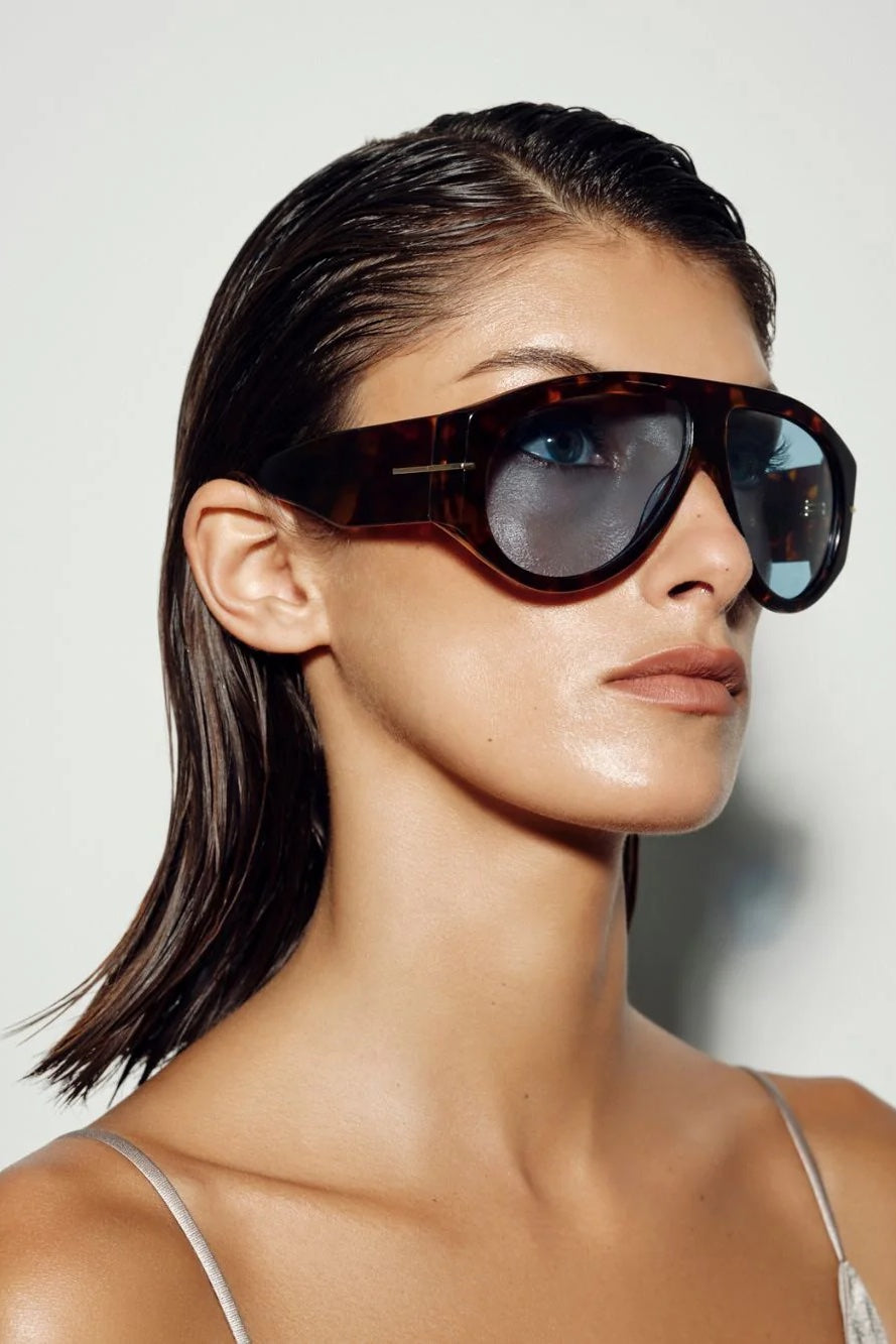 Banbe The Amelia | Light Havana Tort/Blue