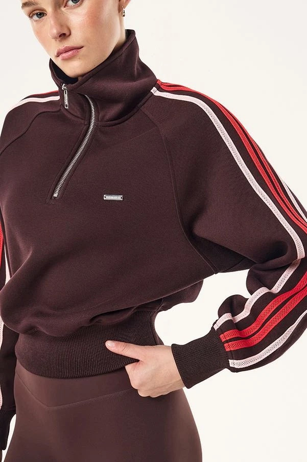 P.E Nation Scout 1/4 Zip | Dark Plum
