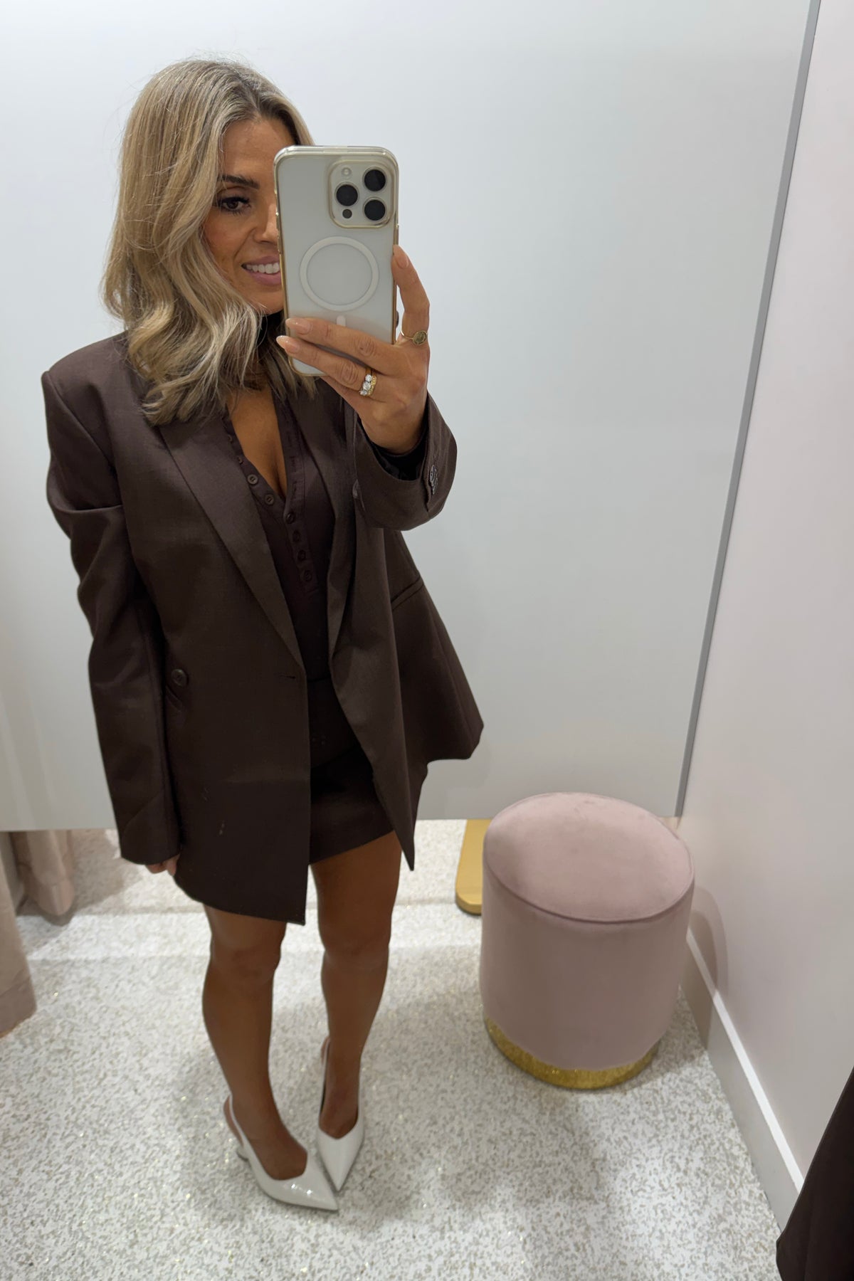 Shona Joy Asher Mini Skirt | Ristretto