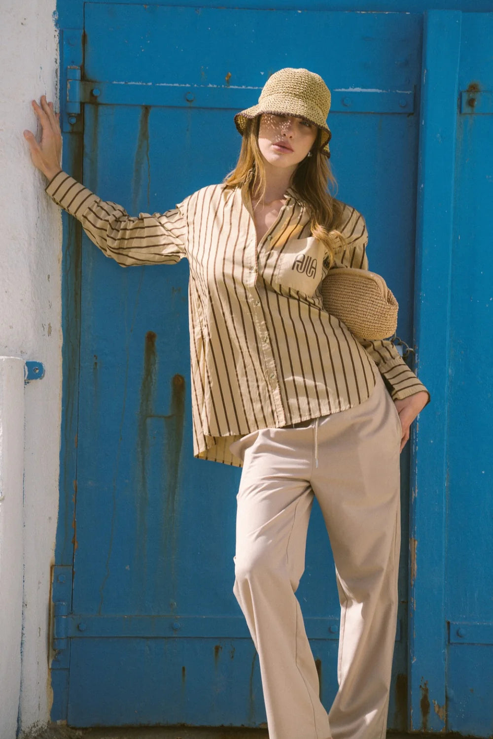 Araminta James AJJA Pocket Shirt | Sand || PRE_ORDER ETA 28/08/2026