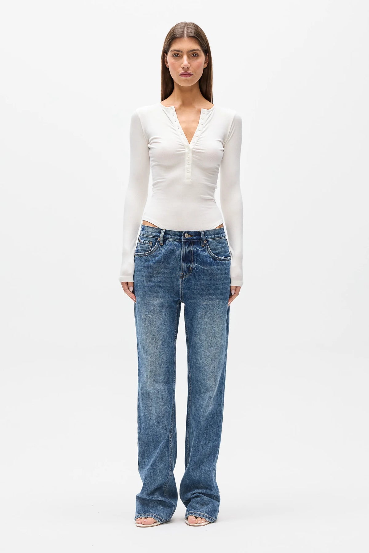 Bayse Brand Lara Bodysuit | White
