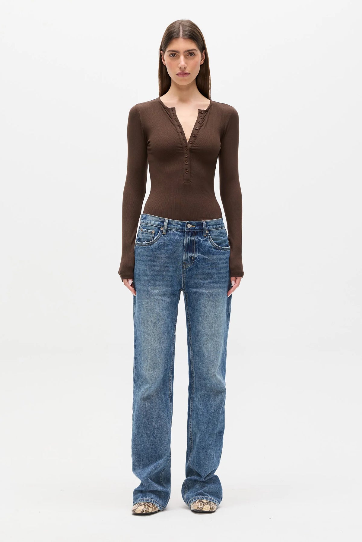Bayse Brand Lara Bodysuit | Espresso