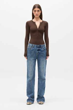 Bayse Brand Lara Bodysuit | Espresso