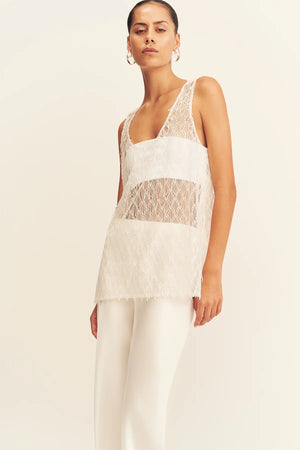 Shona Joy Talita Fringe Maxi Skirt | Ivory