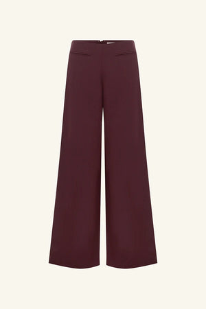 Shona Joy Asher Wide Leg Pant | Berry