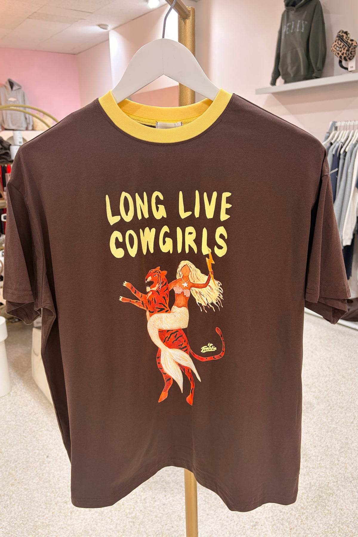 Chosen By Fifi & Annie The Cowgirl Lives Tee | Chocolate