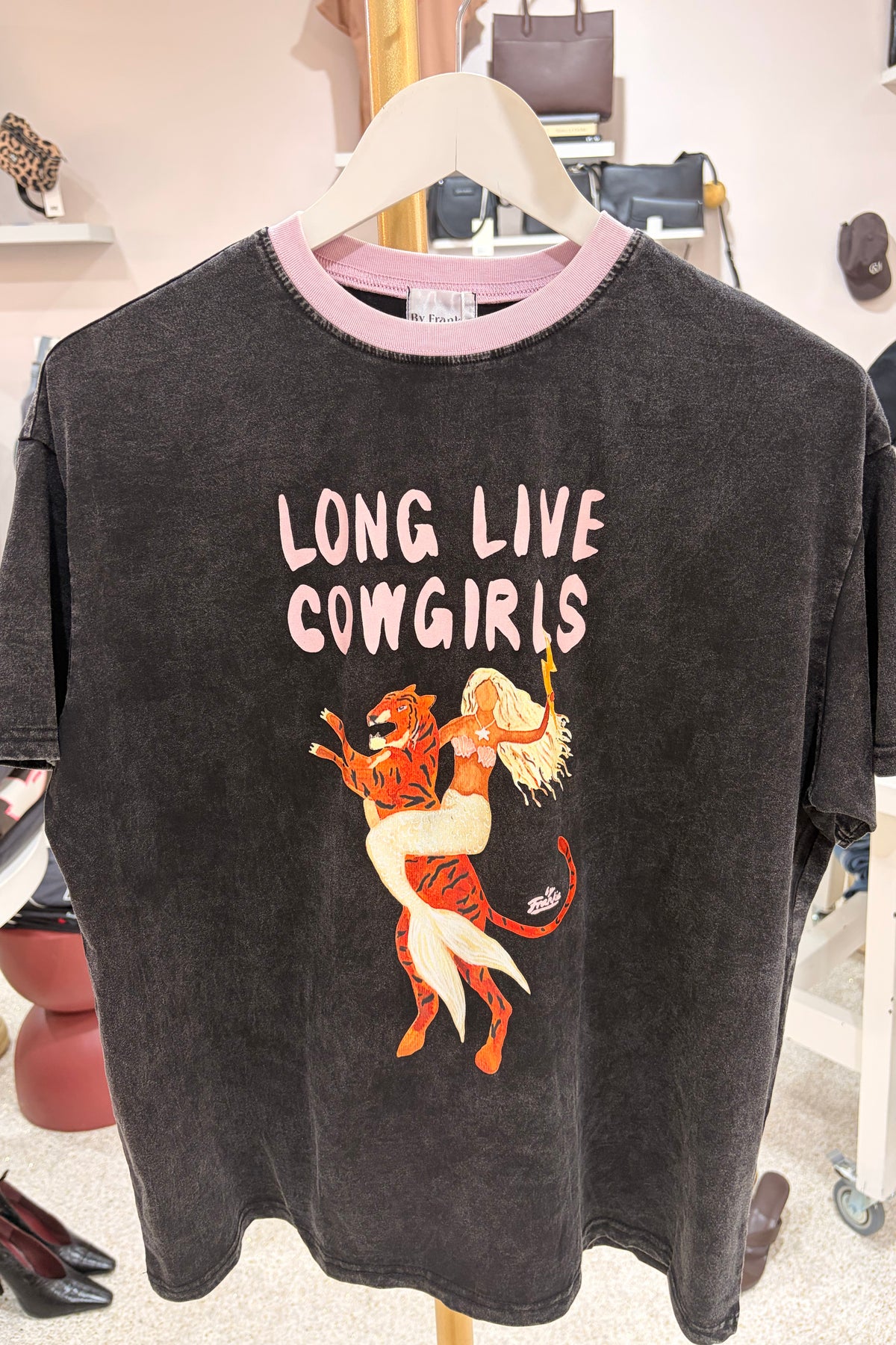 Chosen By Fifi & Annie The Cowgirl Lives Tee | Washed Black