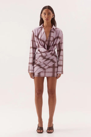 Sovere Studio Ashti Shirt Dress | Plaid || PRE_ORDER ETA 28/08/2026