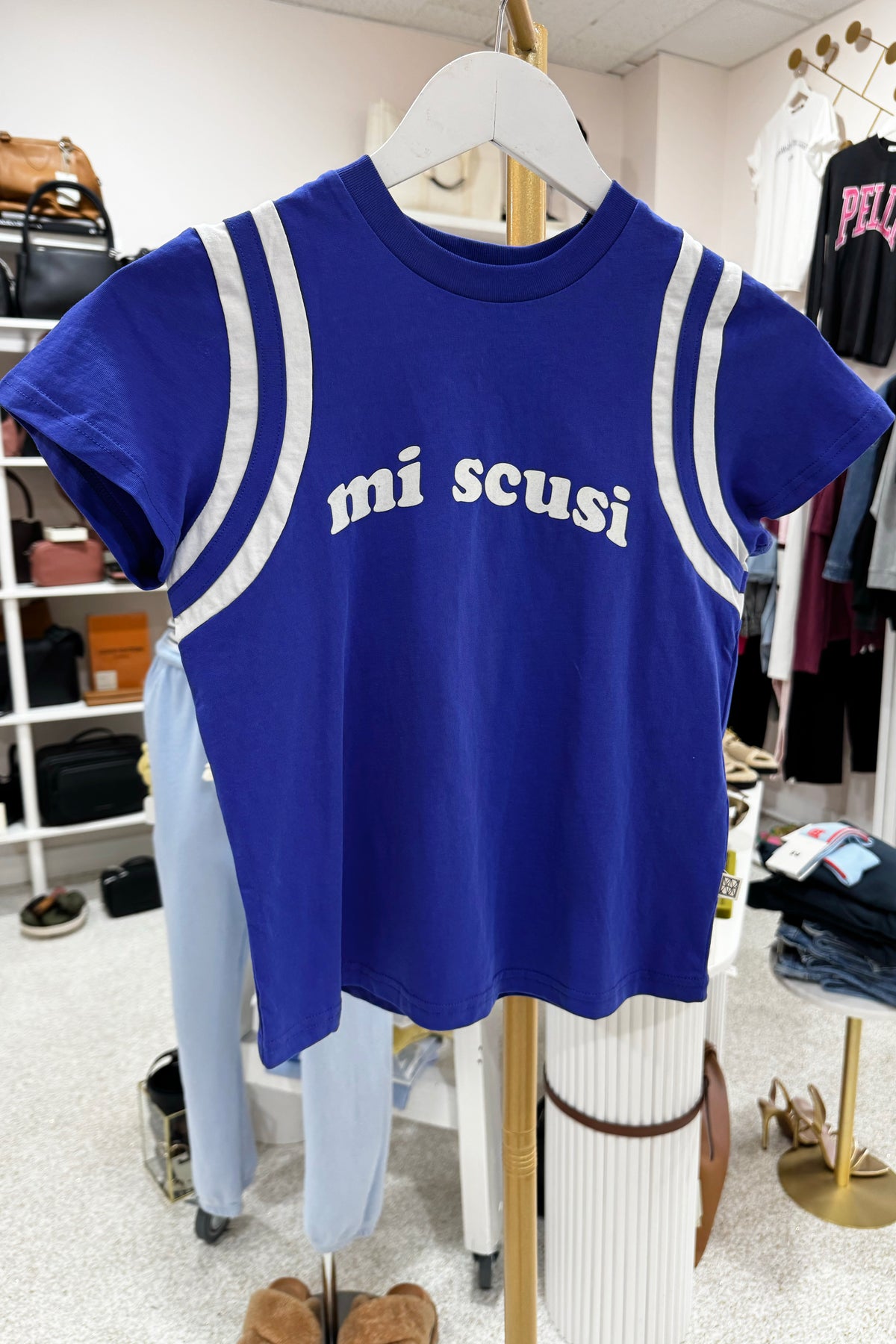 Araminta James Mi Scui Baby Tee | Ultramarines