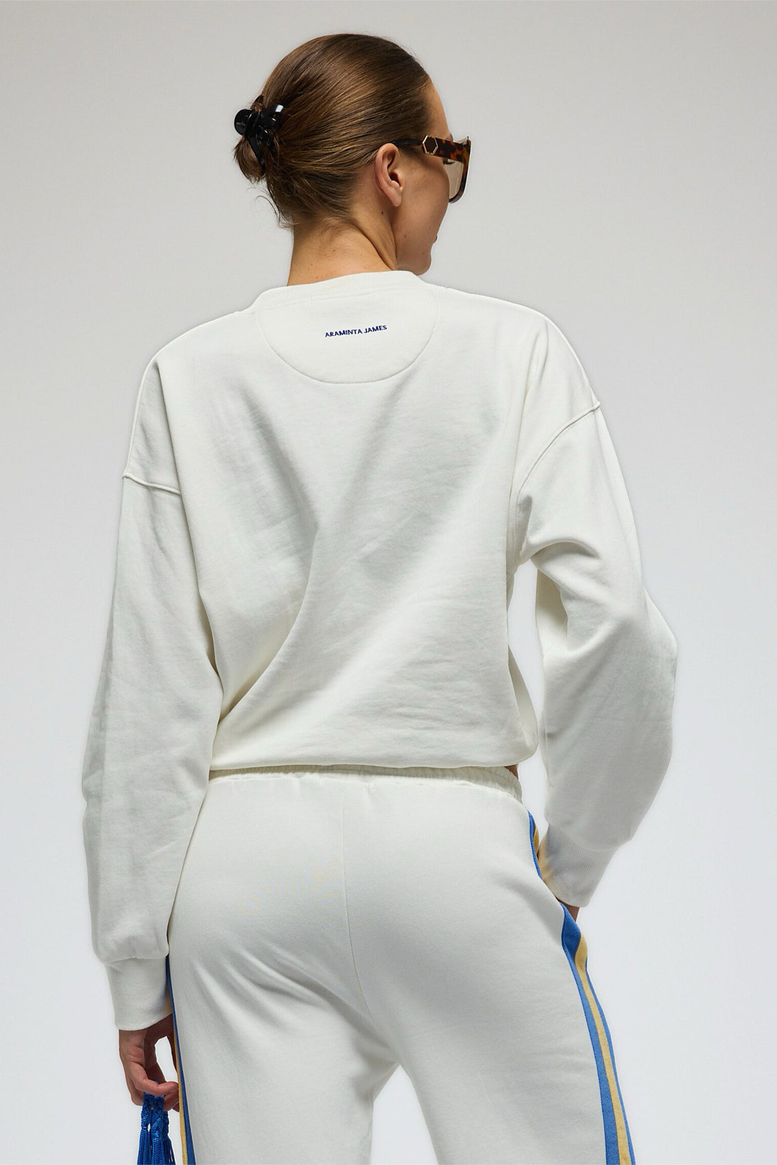 Araminta James Grazie Sweatshirt | Warm White