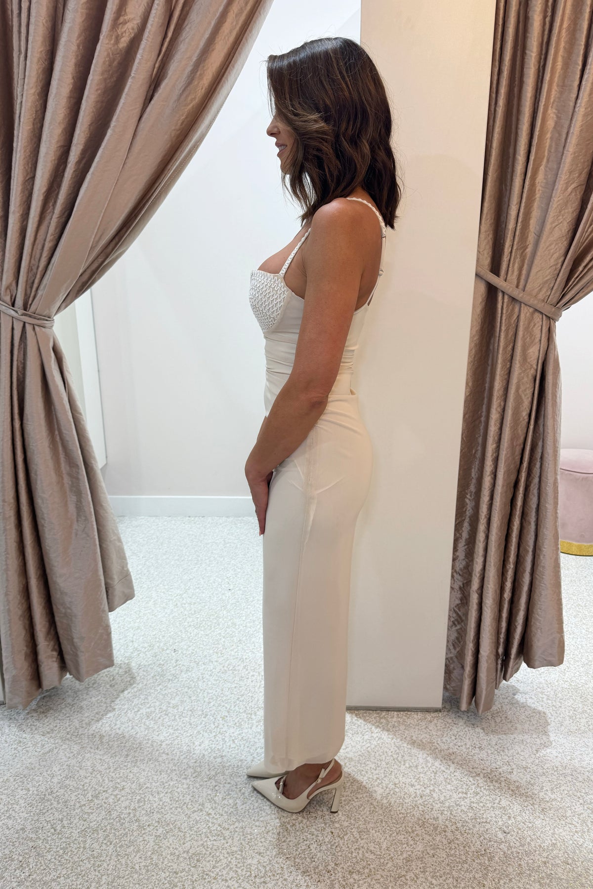 Significant Other Maddie Midi Dress | Seashell