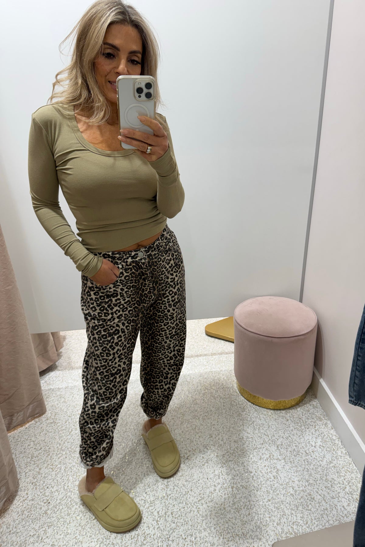 Chosen By Fifi & Annie The Basic Barrel Jean | Leopard