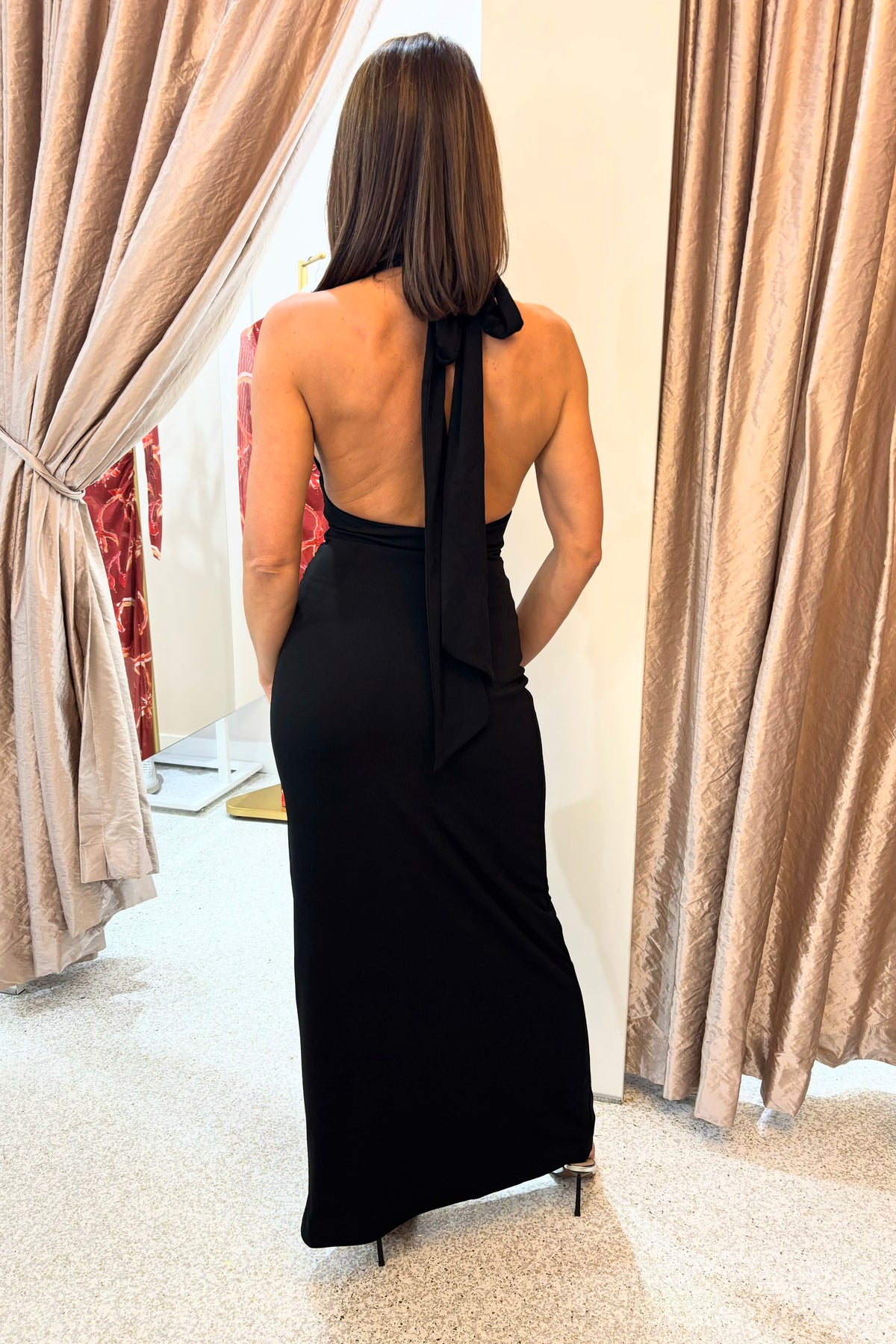 Ownley Sachi Jersey Dress | Black