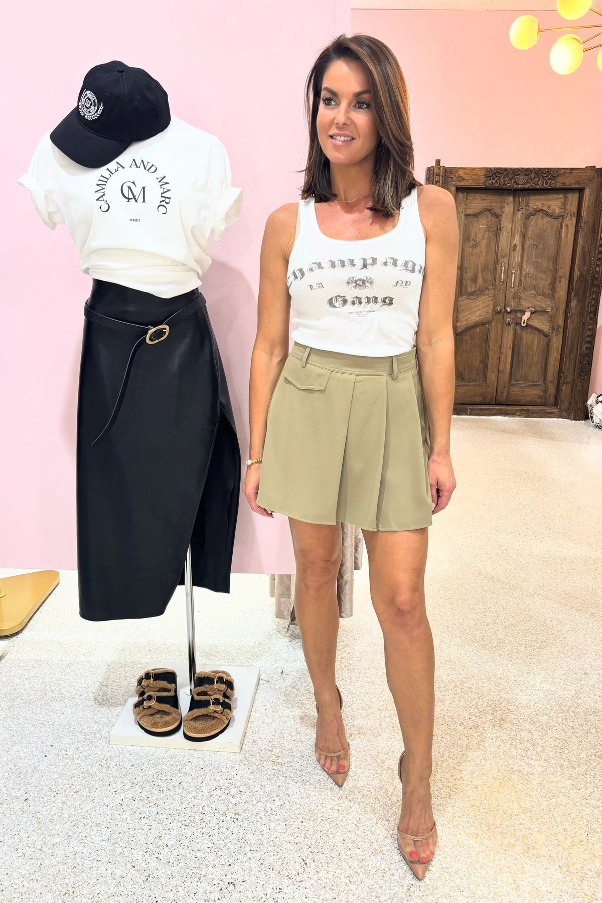 Madison The Label Carter Skort | Moss