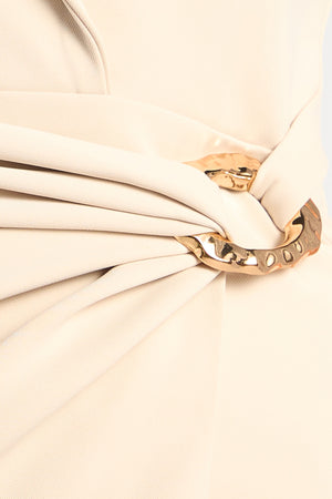 Chosen By Fifi & Annie The Chloe Wrap Dress | Bone  || PRE ORDER ETA 03/09/2026
