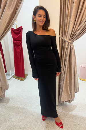 Ownley Blakely Jersey Dress | Black