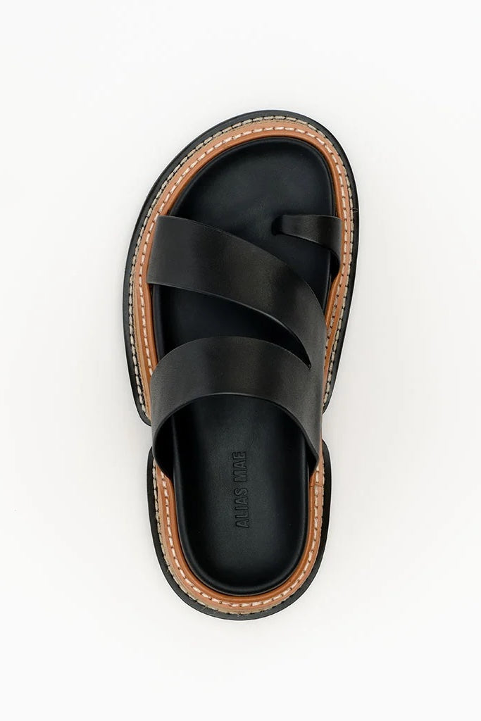Alias Mae Vanna Platform Slide | Black || PREORDER ETA 11/09/2026