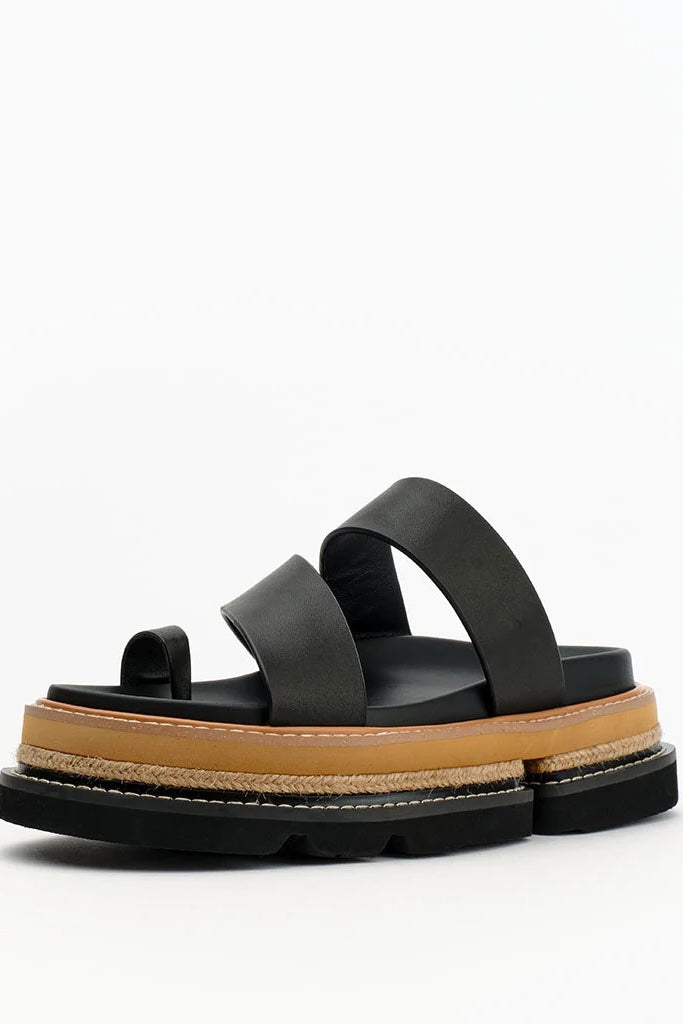 Alias Mae Vanna Platform Slide | Black || PREORDER ETA 11/09/2026