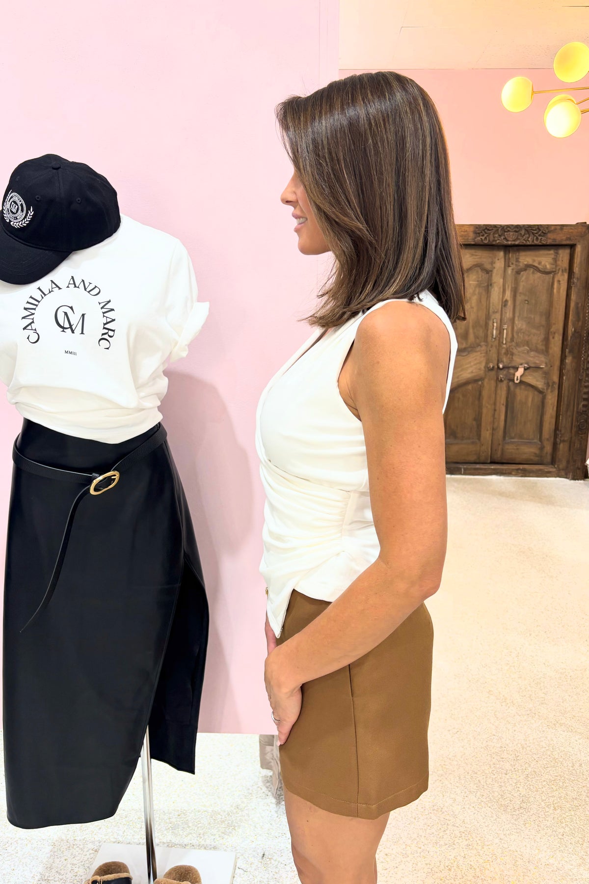 Madison The Label Anthea Skort | Chocolate