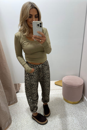 Chosen By Fifi & Annie The Basic Barrel Jean | Leopard