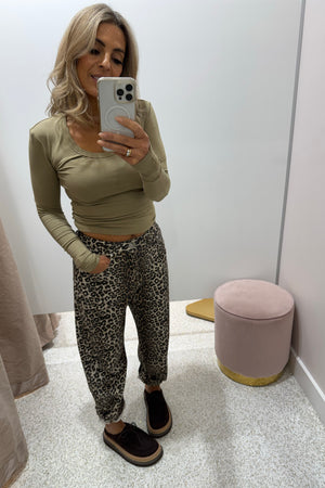 Chosen By Fifi & Annie The Basic Barrel Jean | Leopard