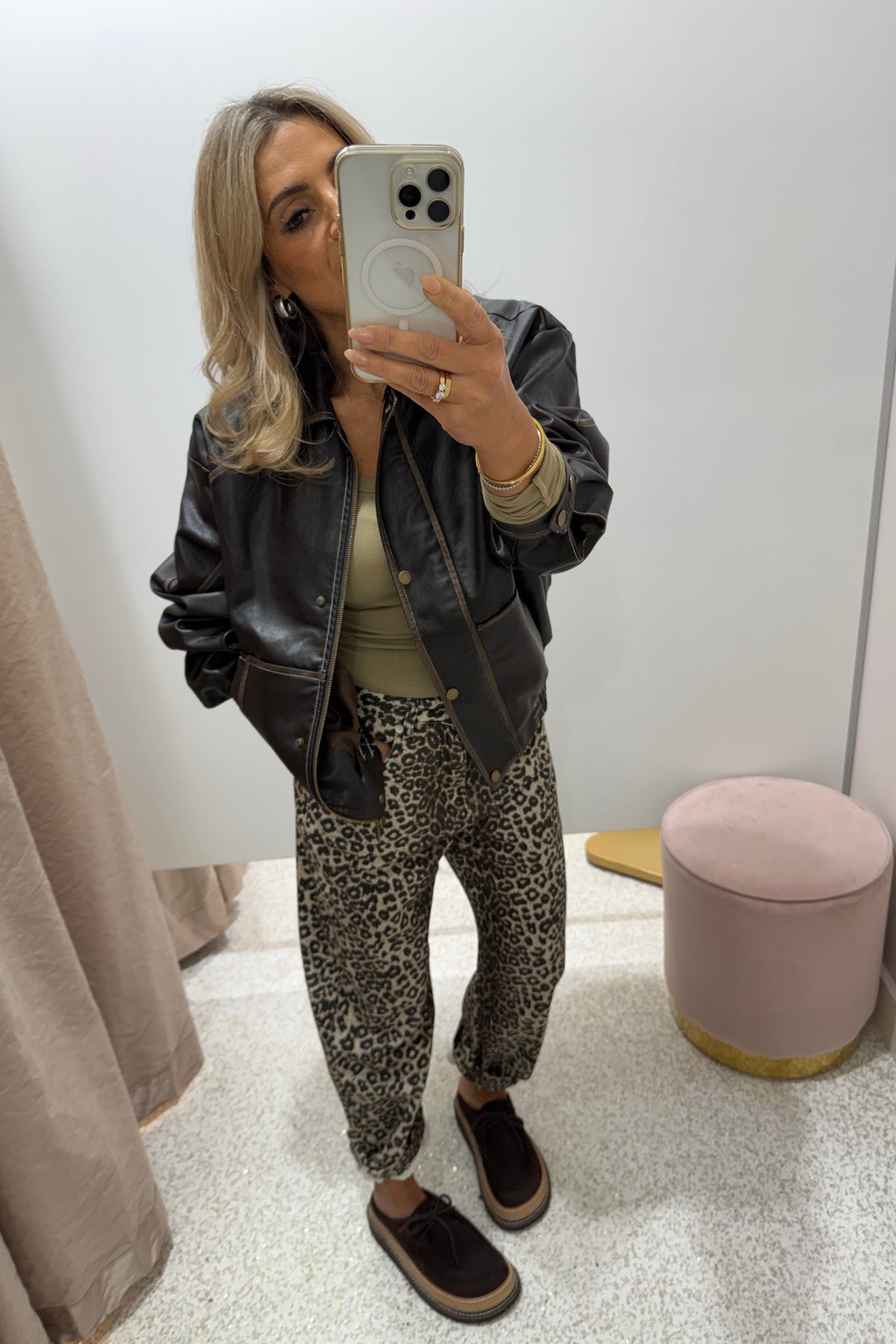 Chosen By Fifi & Annie The Basic Barrel Jean | Leopard