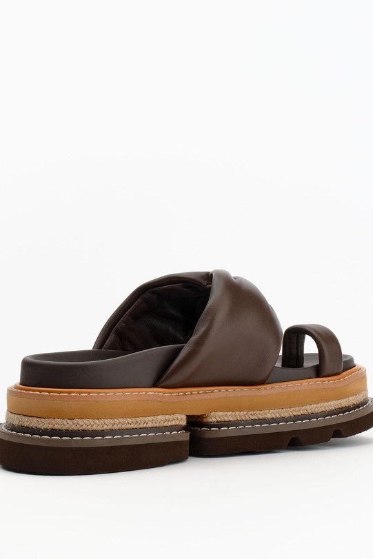 Alias Mae Valerie Platform Slide | Chocolate || PREORDER ETA 11/09/2026