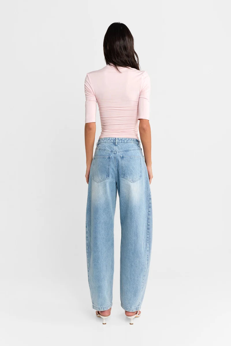 Madison The Label Adalia 3/4 Sleeve Top | Pink || PRE-ORDER ETA 11/09/1979