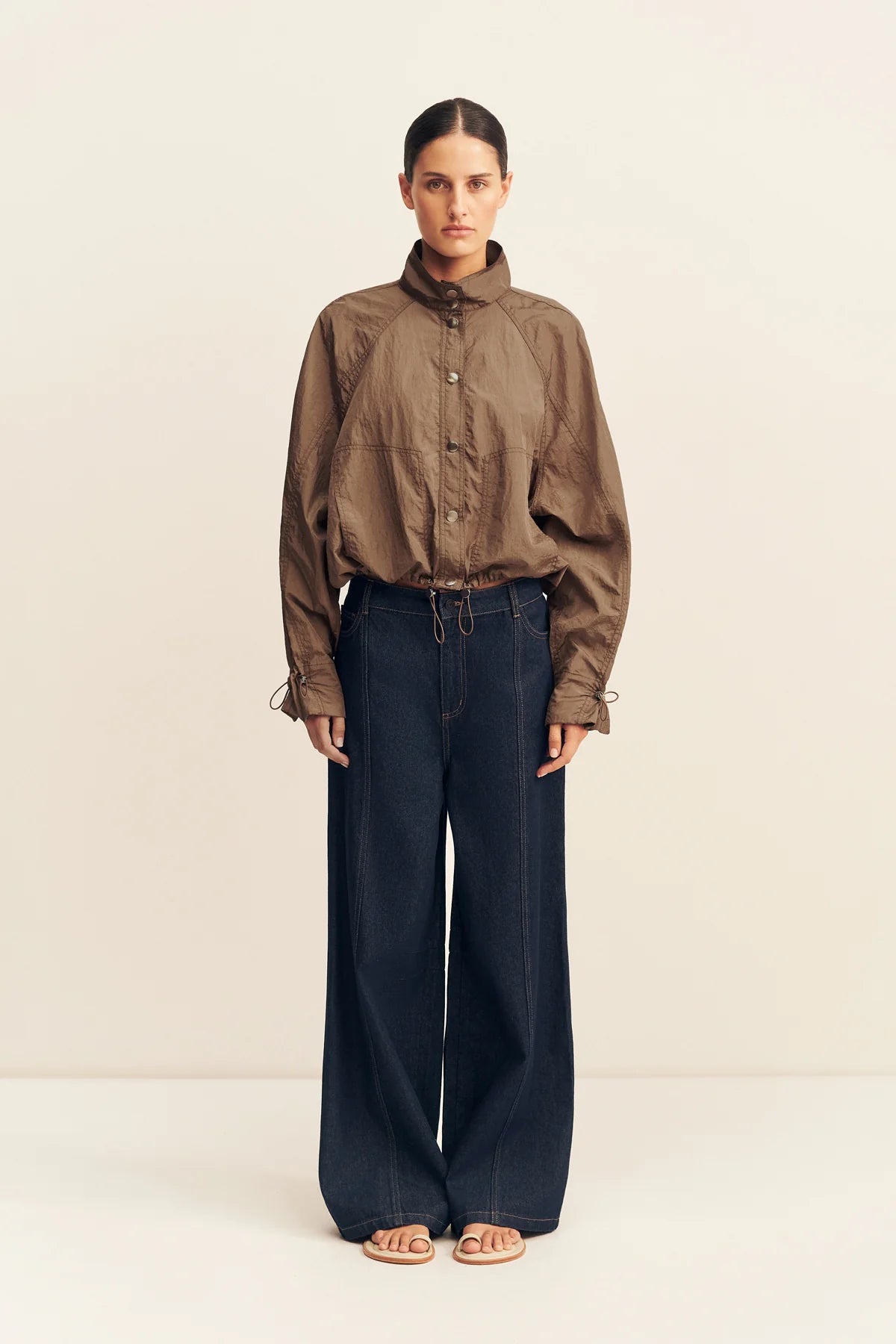 Shona Joy Malika Parachute Jacket | Bronze