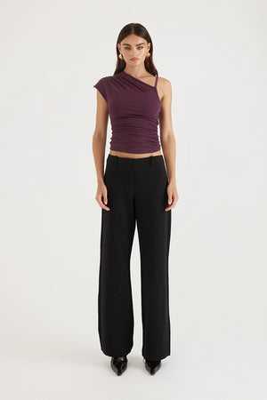 Madison The Label Charlotte Top | Aubergine